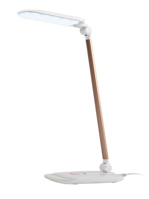  Светильник NLED-460-14W-W-G настол. бел. с золотом ЭРА Б0028438 