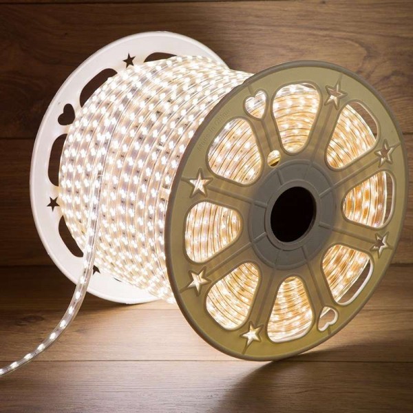  Лента светодиодная SMD5730 6.5x17мм 120LED/м 220В IP67 бел. (уп.100м) Neon-Night 142-703 