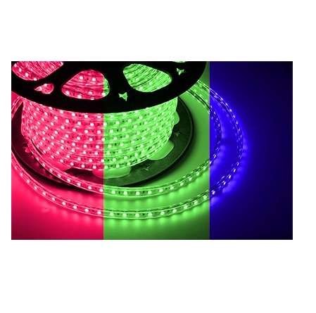  Лента светодиодная SMD5050 13х8мм 60LED/м 14.4Вт/м 220В RGB IP67 (уп.100м) Neon-Night 142-109 
