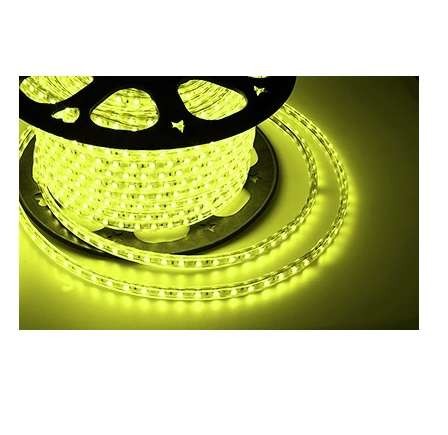  Лента светодиодная SMD5050 13х8мм 60LED/м 14.4Вт/м 220В IP67 желт. (уп.100м) Neon-Night 142-102 