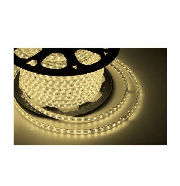  Лента светодиодная SMD3528 10х7мм 60LED/м 4.8Вт/м 220В IP67 тепл. бел. (уп.100м) NEON-NIGHT 142-606 