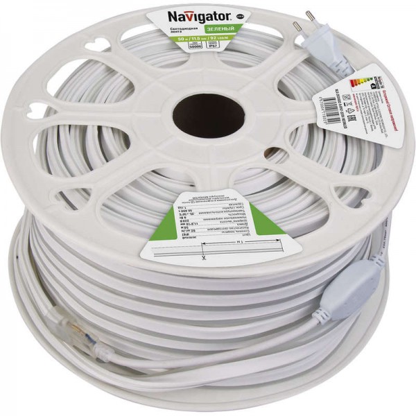  Лента светодиодная 71 932 NLS-2835G92-9-IP67-220V-NEONLED R20 (уп.20м) Navigator 71932 