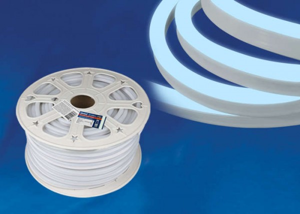  Лента светодиодная ULS-N21-2835-120LED/м-8мм-IP67-220В-8Вт/м-50M-DW NEON (уп.50м) Uniel UL-00002924 