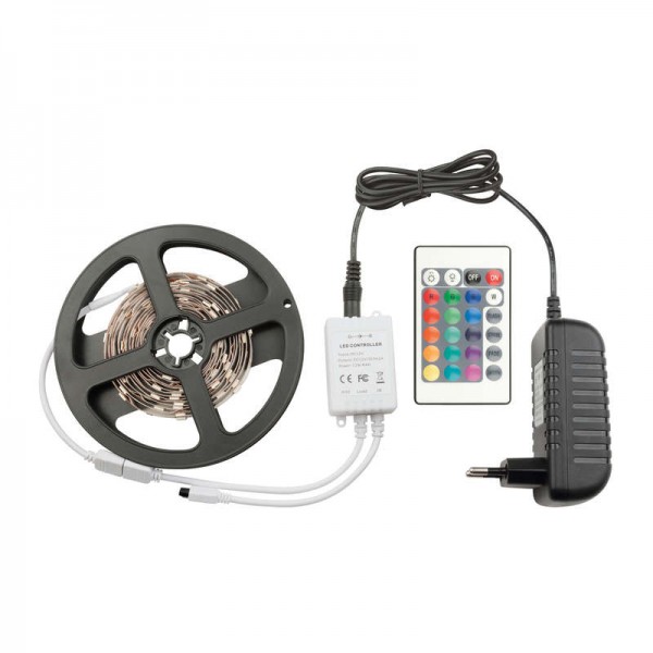  Комплект светодиодной ленты ULS-Q211 5050-30LED/м-IP20-3м-RGB RRP24C24 Uniel 10775 