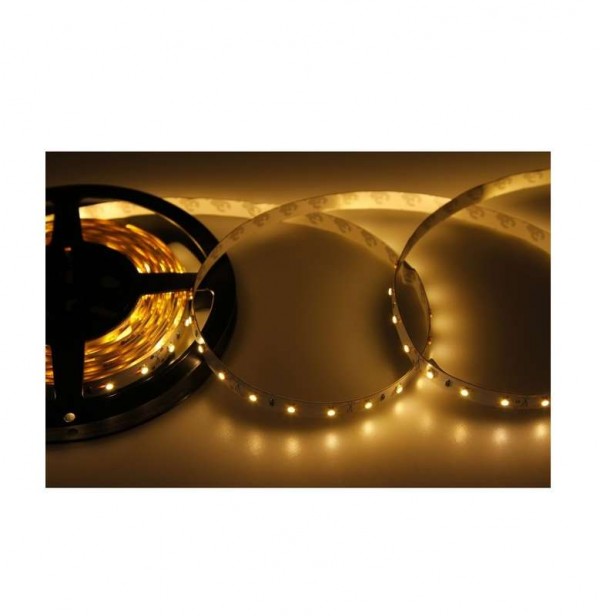  Лента светодиодная SMD3528 4.8Вт/м 60LED/м IP23 12В тепло-бел. (уп.5м) NEON-NIGHT 141-336 