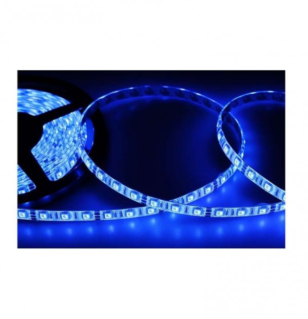  Лента светодиодная SMD 5050 14.4Вт/м 60LED/м 12В IP65 син. (уп.5м) NEON-NIGHT 141-493 