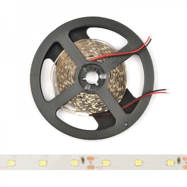  Лента светодиодная ULS-Q921 2835-60LED/m-8mm-IP20-DC12V-4.8W/m-5M-DW 4.8Вт/м (уп.5м) VOLPE UL-00001341 
