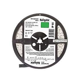  Лента светодиодная 71 405 NLS-3528G60-4.8 IP65 12B R5 4.8Вт/м (уп.5м) Navigator 71405 