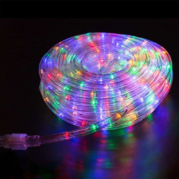  Шнур светодиодный Дюралайт фиксинг круглый 24LED/м мультиколор (RYGB) (уп.14м) Neon-Night 121-329-14 
