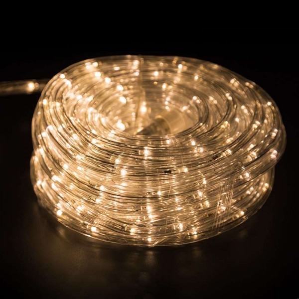  Шнур светодиодный Дюралайт фиксинг круглый 24LED/м тепл. бел. (уп.14м) Neon-Night 121-326-14 