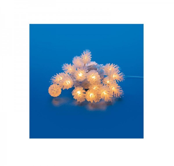  Гирлянда LED "Шишки" ULD-S0500-050/DTA WARM WHITE IP20 PINE CONES 5м 50 диодов тепл. бел. свет провод прозр. Uniel UL-00007192 