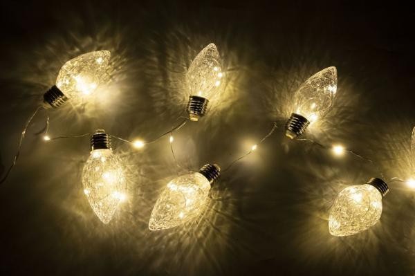  Гирлянда "Ягоды" LDM50WW-BO-BS 50LED 1.5м IP20 0.6Вт 3 ААА батарейки разноцв. SHLights 4690601047441 