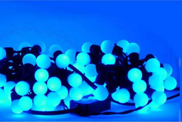  Гирлянда "Шарики" ILDBL050-B-E 2.4см 50  LED.7.5м син. SHLights 4690601041227 