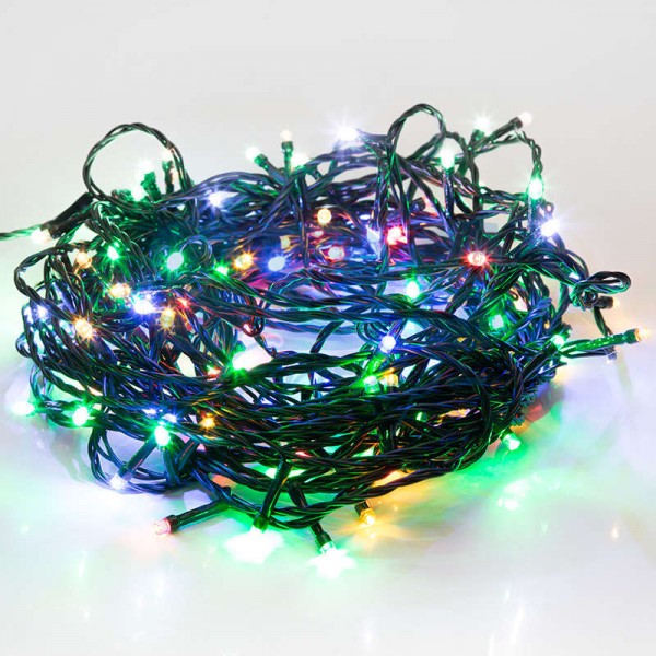  Гирлянда светодиодная универсальная 300LED мультиколор 15м с контроллером Neon-Night 303-109 