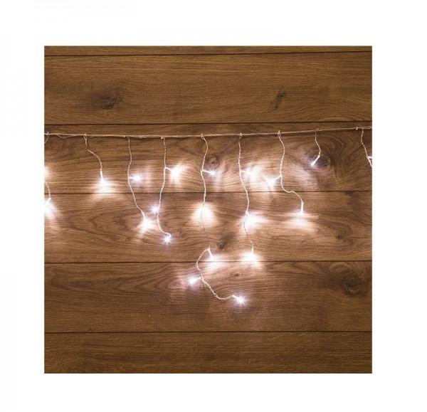 Гирлянда светодиодная "Бахрома" 3х0.8м 200LED бел. провод прозр. Neon-Night 255-065 
