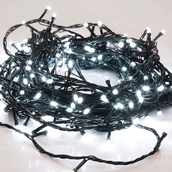  Гирлянда светодиодная универсальная 100LED бел. 10м с контроллером Neon-Night 303-103 