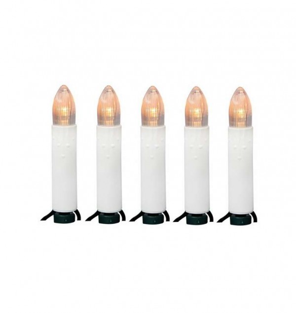  Гирлянда "Свечи LED" 10м 50LED 4Вт 220В IP20 тепл. бел. NEON-NIGHT 303-085 