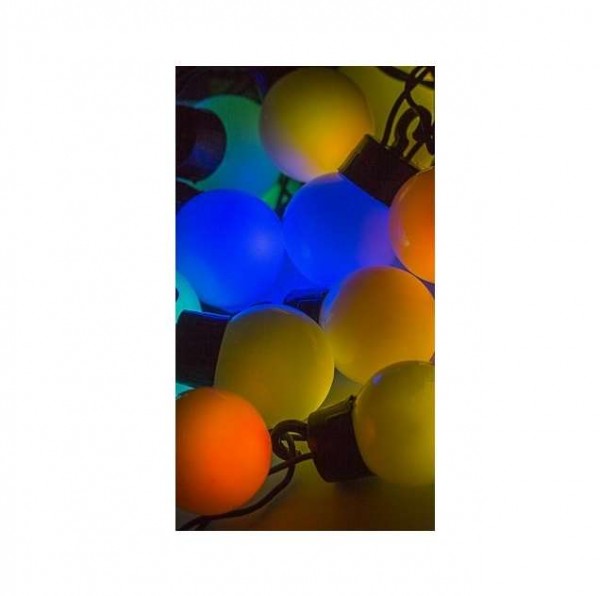  Гирлянда "LED-Шарики" 5м d=30мм 25LED RGB темно-зел. провод 6Вт 220В IP20 NEON-NIGHT 303-569 