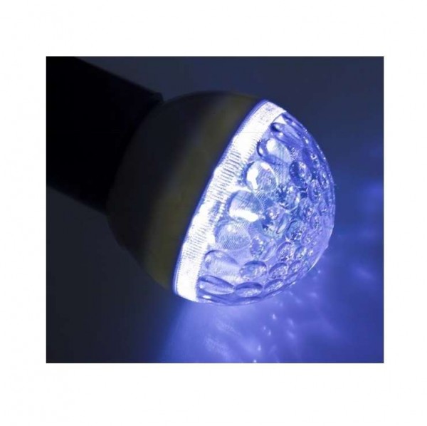  Лампа светодиодная 1Вт 9LED Шар d50 E27 син. Neon-Night 405-213 