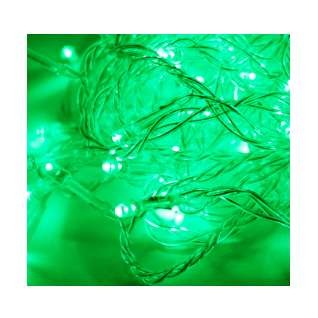  Гирлянда светодиодная 80LED зел. прозр. провод 8.8м (7.3+1.5) 8 режимов мигания IP20 зел. Космос KOC_GIR80LED_G 