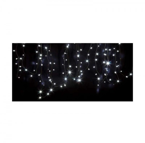  Гирлянда "ДЮРАПЛЕЙ" 20м 200LED 13Вт 220В IP54 зел. провод; бел. NEON-NIGHT 315-155 