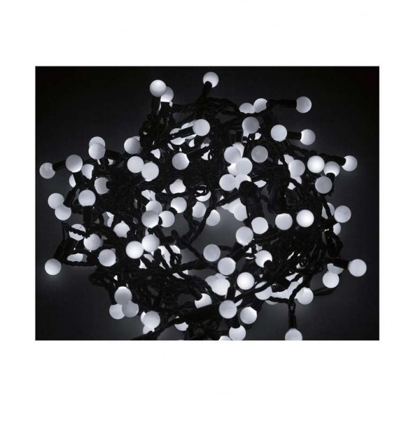  Гирлянда "LED ШАРИКИ" 20мх1.75см 200LED 16Вт 220В IP44 бел. NEON-NIGHT 303-505 
