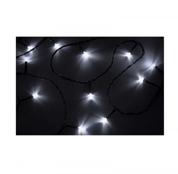  Гирлянда "ТВИНКЛ ЛАЙТ LED" (с контроллером 8 режимов) 6м 40LED 4Вт 220В IP20 бел. провод темн.-зел. ПВХ NEON-NIGHT 303-025 