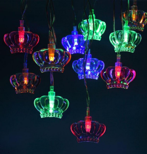  Гирлянда светодиодная "Нить Короны" 3м 20LED 8 режимов 220В IP20 мультиколор ЭРА Б0041898 