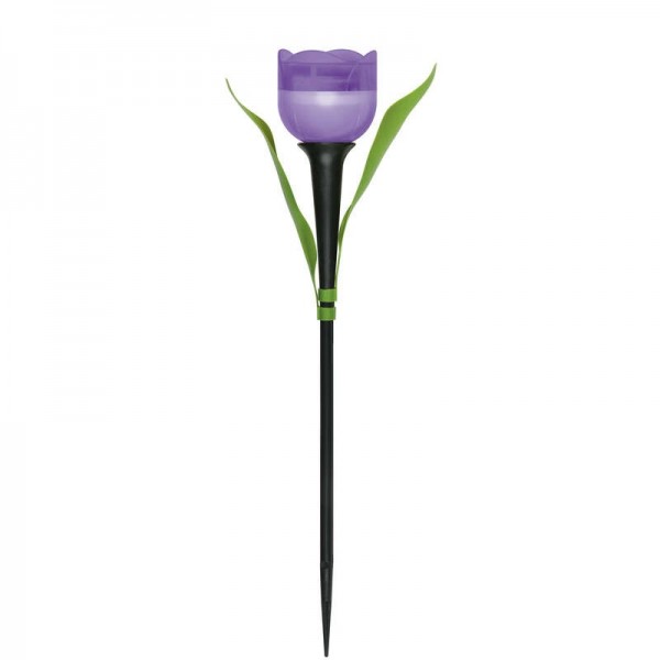  Светильник садовый USL-C-453/PT305 "Лиловый тюльпан" PURPLE TULIP IP44 солнечная батарея Uniel UL-00004278 