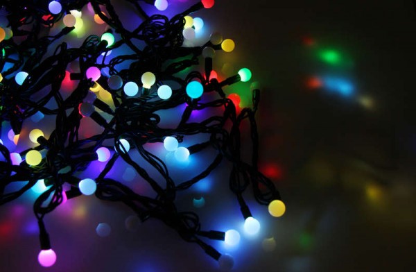  Гирлянда "LED ШАРИКИ" 10мх1.75см 100LED 30Вт 220В IP44 RGB NEON-NIGHT 303-509-2 