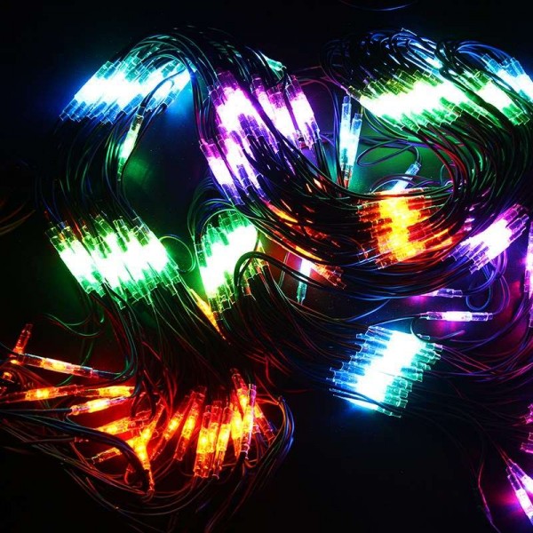  Гирлянда "Сеть" 2x4м 560LED мультиколор провод черн. каучук Neon-Night 217-139 