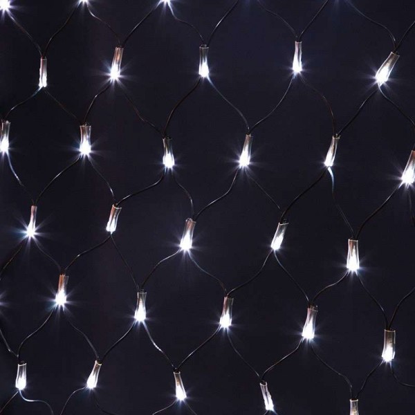  Гирлянда "Сеть" 1х1.5м 160LED бел. провод черн. Neon-Night 215-115 