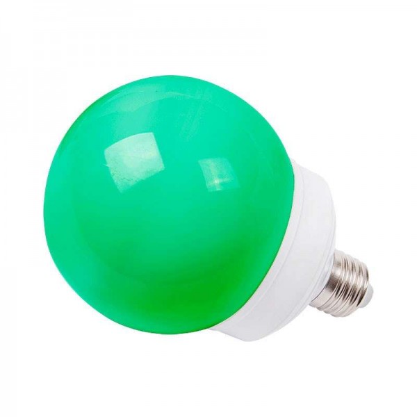  Лампа светодиодная 2Вт 12LED Шар d100 E27 зел. Neon-Night 405-134 