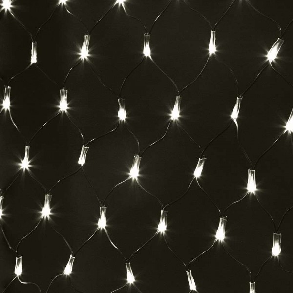  Гирлянда "Сеть" 2х1.5м 288LED тепл. бел. провод черн. Neon-Night 215-026 
