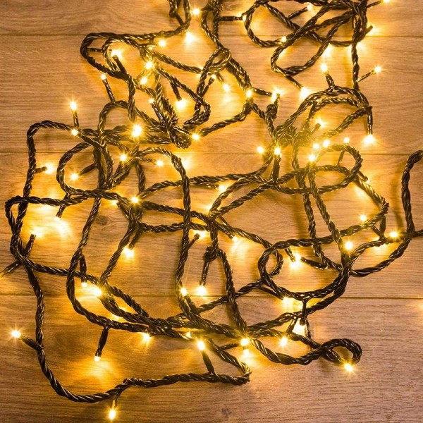  Гирлянда "Твинкл Лайт" 10 м 100LED золото провод черн. Neon-Night 303-138 