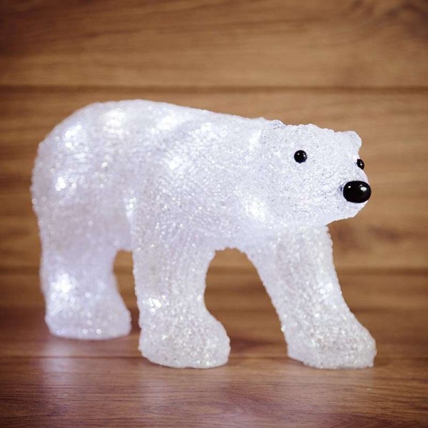  Фигура светодиодная акриловая "Медведь" 34.5х12х17см 4.5В 24LED 3 AA (не входят в комплект) Neon-Night 513-315 