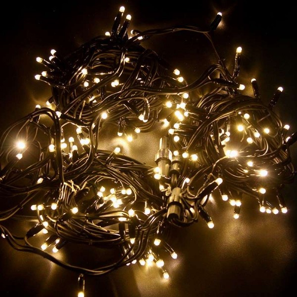  Гирлянда модульная "Дюраплей LED" 20м 200LED Flashing тепл. бел. провод черн. каучук Neon-Night 315-166 