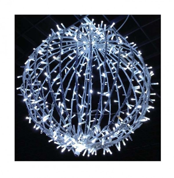  Фигура "Шар светодиодный" d30см 120LED 10Вт эффект мерц. бел. провод бел. ПВХ 220В IP44 NEON-NIGHT 501-612 
