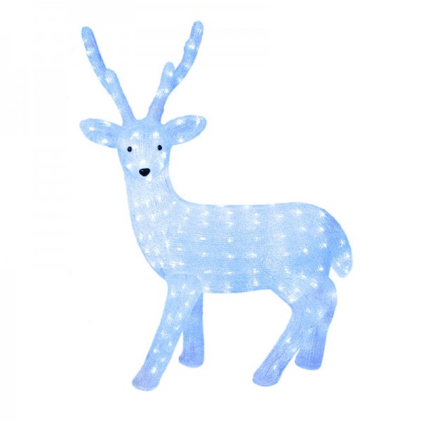  Гирлянда светодиодная "Олень-1" ULD-M6393-200/STA WHITE IP20 DEER-1 200LED 63х36х93см IP20 бел. Uniel 11036 