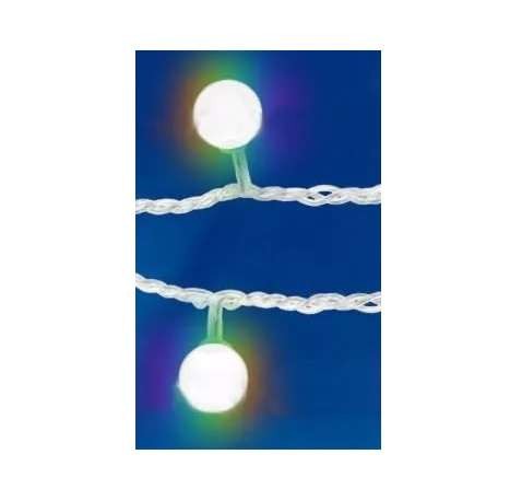  Гирлянда светодиодная "Радуга" ULD-S0280-025/DTA RGB IP20 RAINBOW 25LED 2.8м прозр. Uniel 09580 