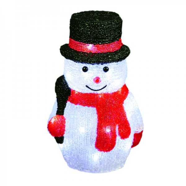  Гирлянда светодиодная "Снеговик-3" ULD-M1827-030/STA WHITE SNOWMAN-3 30 LED 18х15х27см бел. IP20 Uniel 11034 