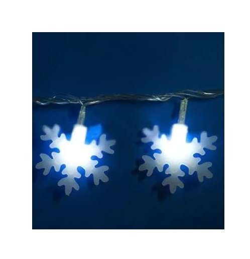  Гирлянда светодиодная «Снежинки-2» ULD-S0700-050/DTA WHITE IP20 SNOWFLAKES-2 с контроллером 50LED (дл.7м) Uniel 7935 