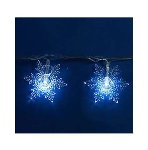  Гирлянда светодиодная «Снежинки-1» ULD-S0700-050/DTA WHITE IP20 SNOWFLAKES-1 с контроллером 50LED (дл.7м) Uniel 7930 