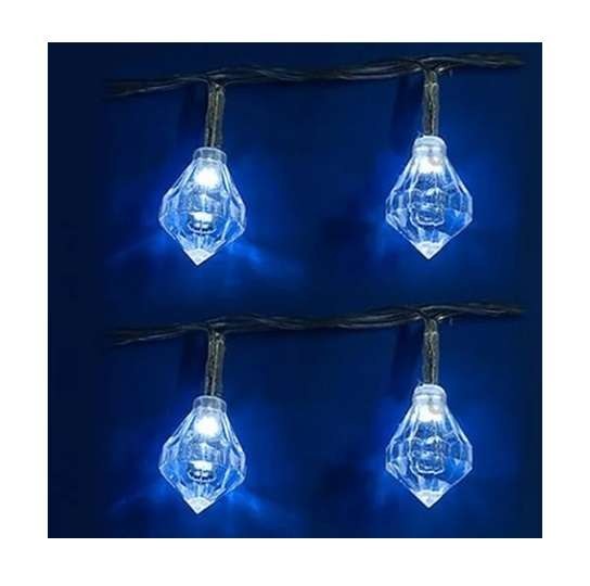  Гирлянда светодиодная «Бриллианты» ULD-S0700-050/DTA WHITE IP20 DIAMONDS с контроллером 50LED (дл.7м) Uniel 7931 