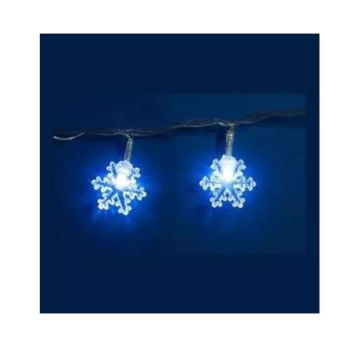  Гирлянда светодиодная «Снежинки» ULD-S0280-020/DTA WHITE IP20 SNOWFLAKES с контроллером 20LED (дл.2.8м) Uniel 7923 