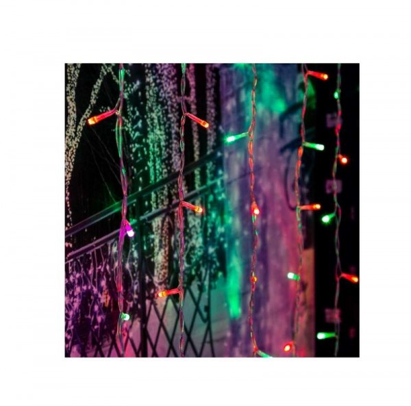  Гирлянда "Светодиодный дождь" 2х2м 200LED RGB 25Вт IP44 220В NEON-NIGHT 235-349 