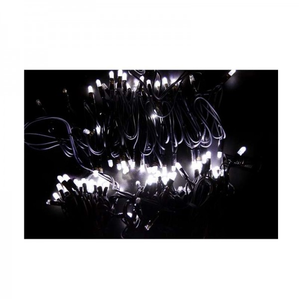  Гирлянда "ДЮРАПЛЕЙ" 20м 200LED 12Вт 220В IP54 черн. провод; бел. NEON-NIGHT 315-175 
