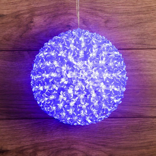  Шар светодиод. d20см 200LED 13Вт 220В IP20 син. NEON-NIGHT 501-607 