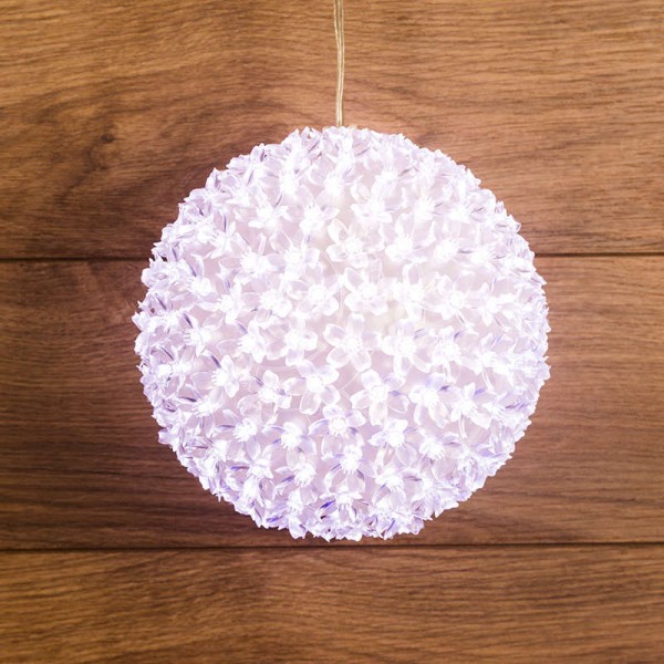  Шар светодиод. d20см 200LED 13Вт 220В IP20 бел. NEON-NIGHT 501-606 
