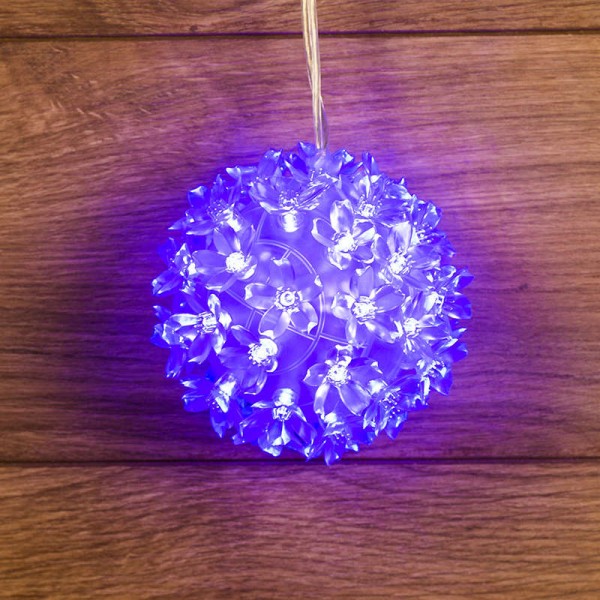  Шар светодиод. d12см 50LED 4Вт 220В IP20 син. NEON-NIGHT 501-602 